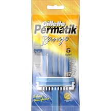 Gillette Permatik Banyo Kullan At Tıraş Bıçağı 5 Adet 4 Adet