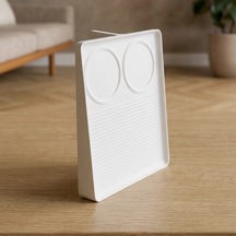 3d Baskı Koltuk Minderi Arası Sehpa Tepsisi Bardak Ve Kumanda Yuvalı Kanepe Tepsisi Beyaz Diğer