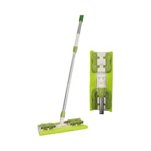 Ekostem Sihirli Mandallı Teleskobik Mop Set Yeşil + Yedek Mop