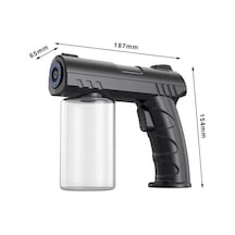 Shopytech 280 Ml Nano Mavi Işıklı Şarjlı Sprey Tabancası Kablosuz Atomizer İnce Sis & 1 1.5 M Menz