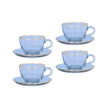 Selka Home Valery 4'lü Çay Fincan Takımı Mavi