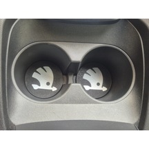 Skoda Araç Bardaklık Altlığı , Skoda Şişe Ve Bardak Altlığı, Skoda Logolu Oto Bardaklık Altlığı