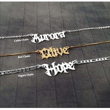 Hifa Diamond İsimli Kolye Gothic Gotik 90971315 Gümüş