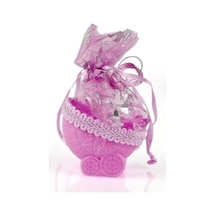 Bebek Mevlüt Şekeri - Pembe Bebek Arabası-9023950430391