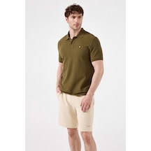 Ellesse Erkek Polo Yaka T Shirt 6sm5044-kh Koyu Haki