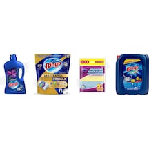 Bingo Yüzey Tem. Fresh 2.5 Lt + Pro Tablet 60'lı + Parex Bez 5'li + Bulaşık Det. 4lt 4'lü Set Diğer