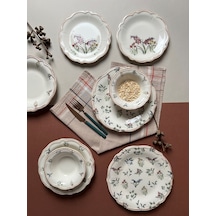 Porser Amber Yemek Takımı 6 Kişilik 24 Parça Fly24ykprs1056 Çok Renkli