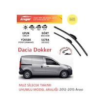 Dacia Dokker 2012-2015 Arası Silgeç Takımı Araca Uyumlu