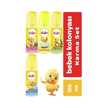 Dalin Bebek Kolonyası 150Ml (Bıcı Bıcı-Orman-Çiçek-Okyanus) Karma 4 Lü Set