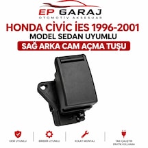 Honda Civic İes 1996-2001 Model Sedan Uyumlu Sağ Arka Cam Açma Tuşu
