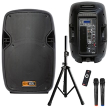 Hs-1300a Mikrofonlu Taşınabilir Ses Sistemi Seti 10 İnç 1300w