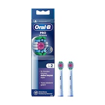 Oral-b Pro 3d White X-filament Şarjlı Diş Fırçası Yedek Başlığı 2 Adet