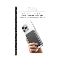 Delux Serisi Seçim Modern Pratik Xo-pr296 10000 Mah Magsafe Metal Powerbank 22.5w Çok Renkli