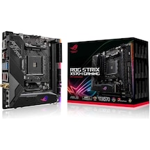 Asus ROG Strix X570-I Gaming AMD X570 4800 MHz (OC) DDR4 Soket AM4 Mini ITX Anakart Asus ROG Strix X570-I Gaming AMD X570 4800 MHz (OC) DDR4 Soket AM4 Mini ITX Anakart