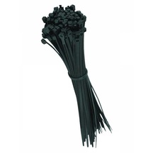 Siyah Cırt Kelepçe Kablo Bağı 4.8X350 - 100 Adet