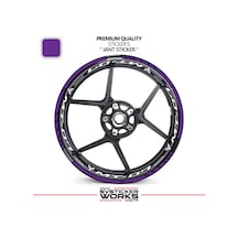 Yamaha Mt07 Jant Sticker Ve İç Yazı Basklı Etiket Sticker Modeli Premium Kalite