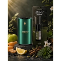 Areon Aromatik Difüzör Yeşil Klasik Metal + By The Boss