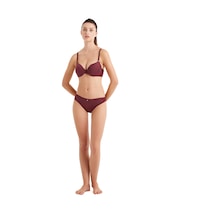 Kadın Slip 51651 - Bordo