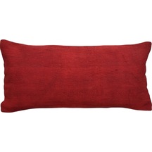 Zehra Abla Halı Yeni El Dokuma Dekoratif Lumbar Kilim Kırlent Yastık Kılıfı 6642 Çok Renkli