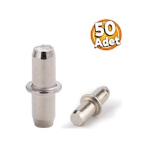 Raf Pimi Cam Ahşap Metal Raf Tutucu Çivisi Mobilya Dolap Pimi Metal (50 ADET)
