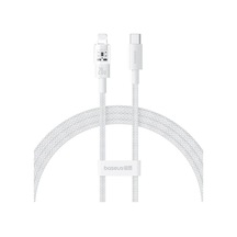 Rogfer Baseus Cd Serisi Pd20w Usb-c / Type-c - 8 Pin Hızlı Şarj Veri Kablosu, Uzunluk: 2m Beyaz