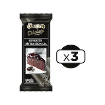 Ülker Kuvertür Bitter Çikolata 3 x 200 G