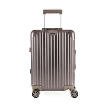 Alüminyum Kabin Boy Valiz - Bej Bej
