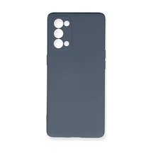 Oppo Reno 5 Pro Kılıf Nano İçi Kadife Silikon - Gri 0.2M-Çok Renkli