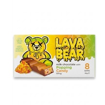 Lava Bear Milk Chocolate With Popping Candy Filling 96g