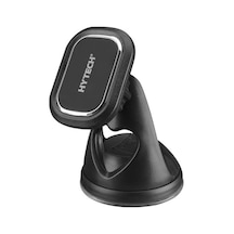 Hy-xh43 Universal Ayarlanabilir Vantuz + Izgara Aparatlı Siyah Mıknatıslı Araç Telefon Tutucu