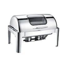 Chafıng Dısh Roll Top Camlı 9 L (Cdr-9C)