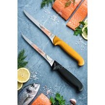 Gold Incisive Serisi Balık Fileto Bıçağı Et Steak Bıçak Mutfak Bıçak Mtf-057