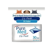 Puremed Kedi Köpek Çiş Pedi 60 x 90 CM 30'lu