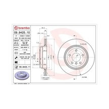 Brembo 09942511 Arka Fren Diski 34216753215 34216772085 34216778965 - 2 Adettir