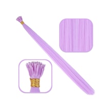 Fiber Sentetik Boncuk Kaynaklık Renkli / Lila / 100 Adet - Zmff-571600 Çok Renkli