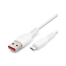 Usb Micro Usb Şarj Ve Data Kablosu 1 M - Beyaz Nd1182