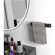 Paslanmaz Çelik Havluluk Banyo Lavabo Mutfak Mat Siyah