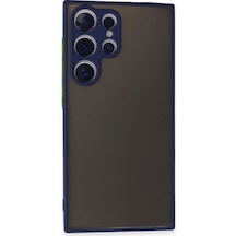 Samsung Galaxy S24 Ultra Kılıf Montreal Silikon Kapak - Lacivert