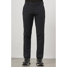 İmza Koyu Lacivert Düz Gabardin Slim Fit Casual Pantolon 1003245108 Koyu Lacivert