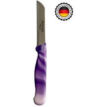 Meyve Bıçağı Doğrama Bıçağı Ve Düz Soyacak Ebruli Mor Bıçak 1 Adet Royaleks-slg10