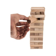 Denge Oyunu Ahşap 54 Parça Jenga 1.kalite Büyük Boy - Aynı Gün