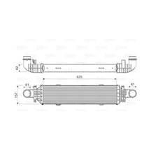Mercedes E180 W212 Turbo Radyatoru 2013-2016 Valeo 818631