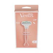 Gillette Venus Smooth Sensitive Tıraş Makinesi + Yedek Başlık 3 Adet