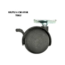 Kilitli 6cm Ayak Tekli Standart