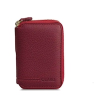 Guard Fermuarlı Kırmızı Deri Mini Cüzdan - Grd2403xw22315 Çok Renkli