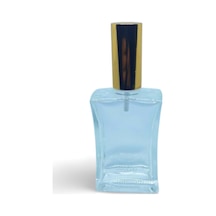 Parfüm Şişesi 50 Ml 10 Adet Sarı Kapak Plastik Valf İçbükey Boş Şişe