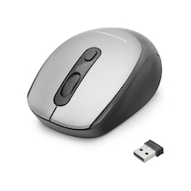 Kablosuz Mouse 800/1600 Dpi - Gri Siyah Hdx3406g
