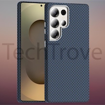 Samsung Uyumlu Galaxy S25 Ultra Kılıf Magsafe Şarj Özellikli Karbon Fiber Görünümlü Yüksek Kalite Kapak Samsung Uyumlu Galaxy S25 Ultra Kılıf Magsafe Şarj Özellikli Karbon Fiber Görünümlü Yüksek Kalite Kapak