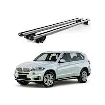 Kanca Bmw X5 F15 2014-2018 Uyumlu Gri Kilitli Ara Atkı 130cm Port Bagaj Tavan Barı