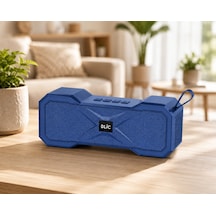 Blic Bls-94 6w Stereo Bluetooth 5.4 Hoparlör 1500mah Yatay Tasarımlı Taşınabilir Kablosuz Speaker Mavi-14800